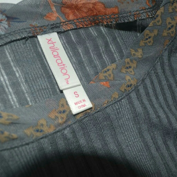 Empire waist floral chiffon tunic - Picture 2 of 3